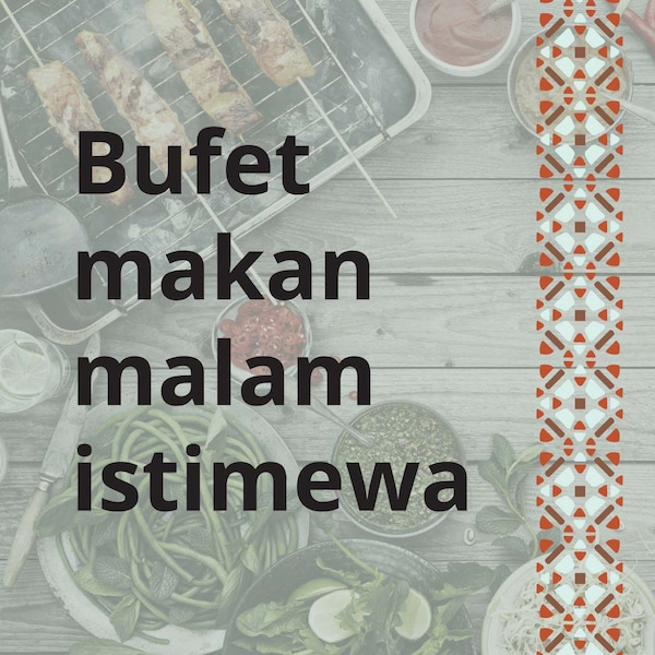 Bufet makan malam istimewa di Restoran Sweden IKEA
